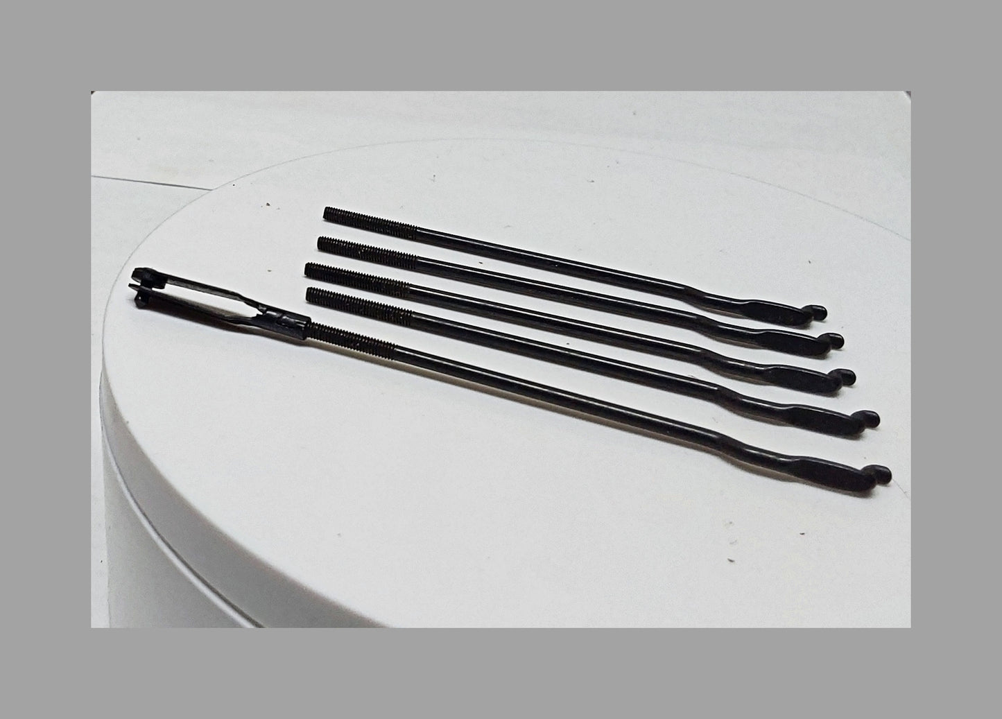 About 5 clevis bars & 1 link - New IBM Selectric typewriter parts