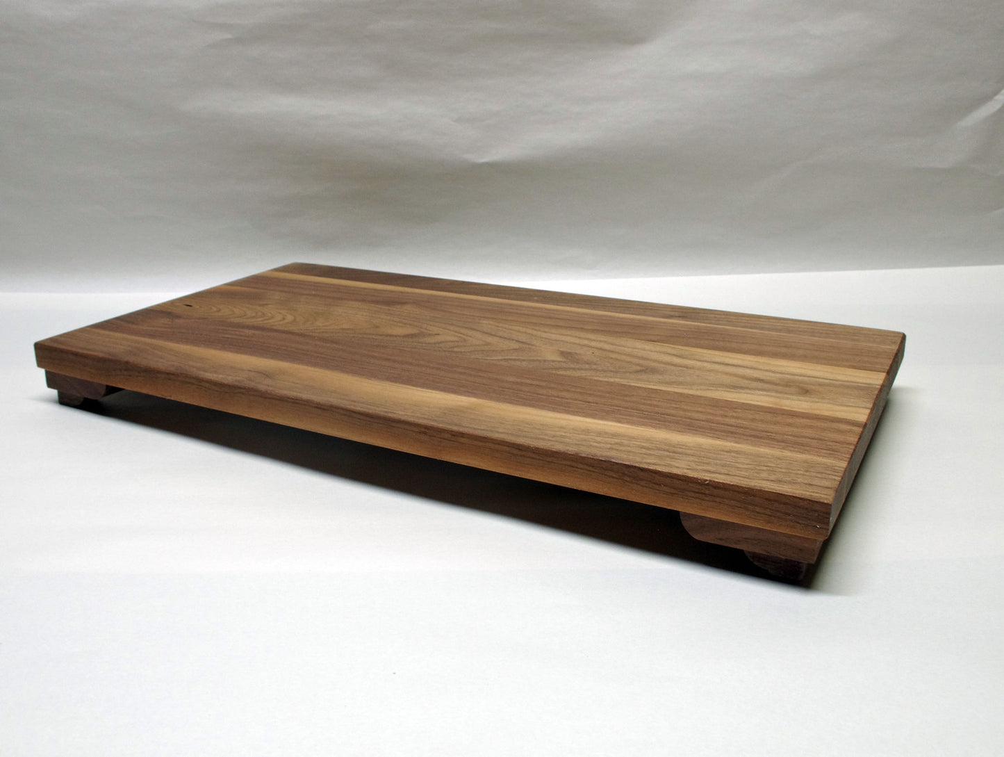 2183 -SOLD 08-15-2025 - Bonsai Stand Low Profile 18 3/8"L - 10"W - 1 5/8"H Natural Walnut Hardwood