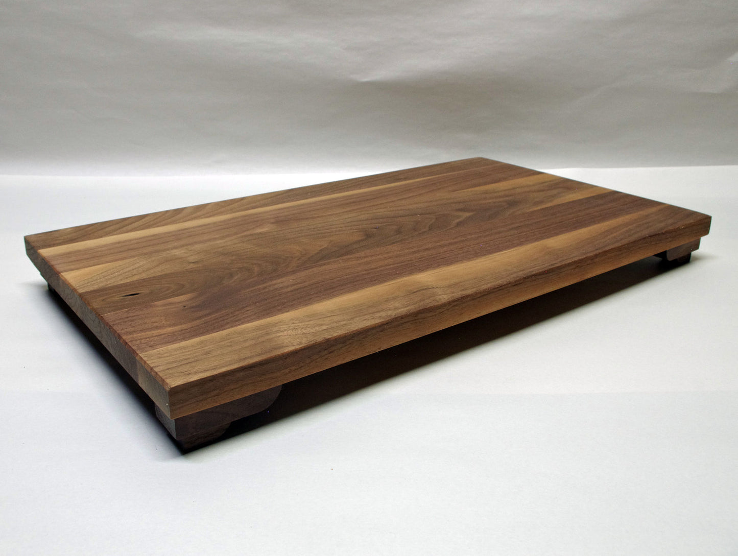 2183 -SOLD 08-15-2025 - Bonsai Stand Low Profile 18 3/8"L - 10"W - 1 5/8"H Natural Walnut Hardwood
