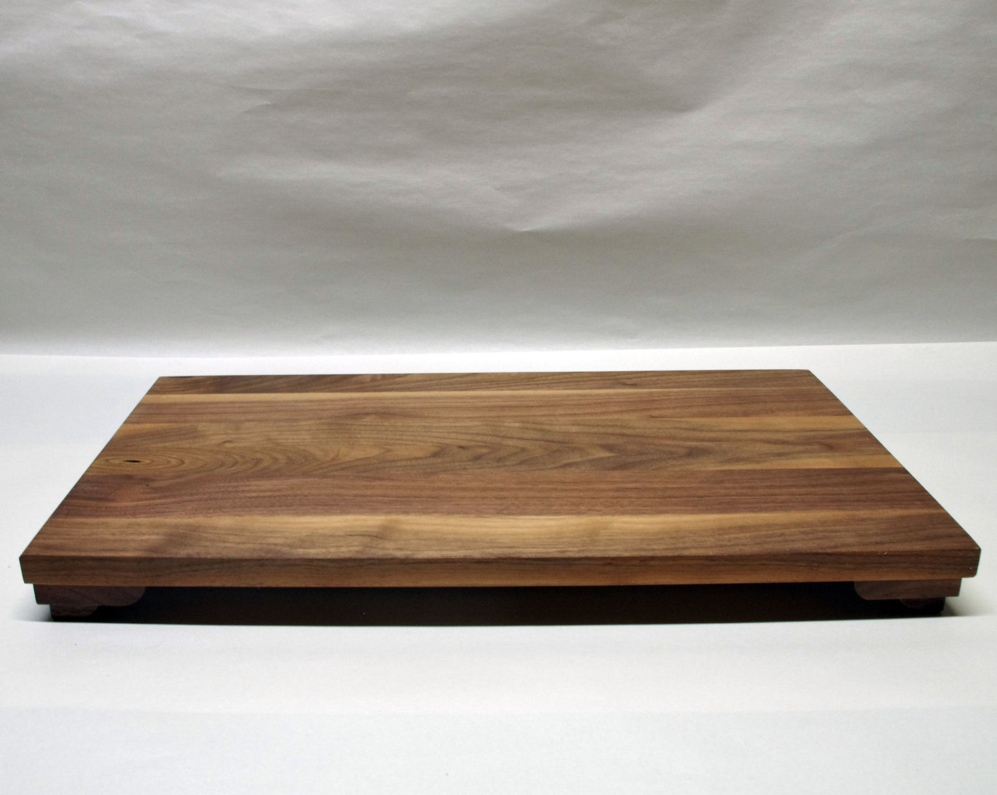 2183 -SOLD 08-15-2025 - Bonsai Stand Low Profile 18 3/8"L - 10"W - 1 5/8"H Natural Walnut Hardwood