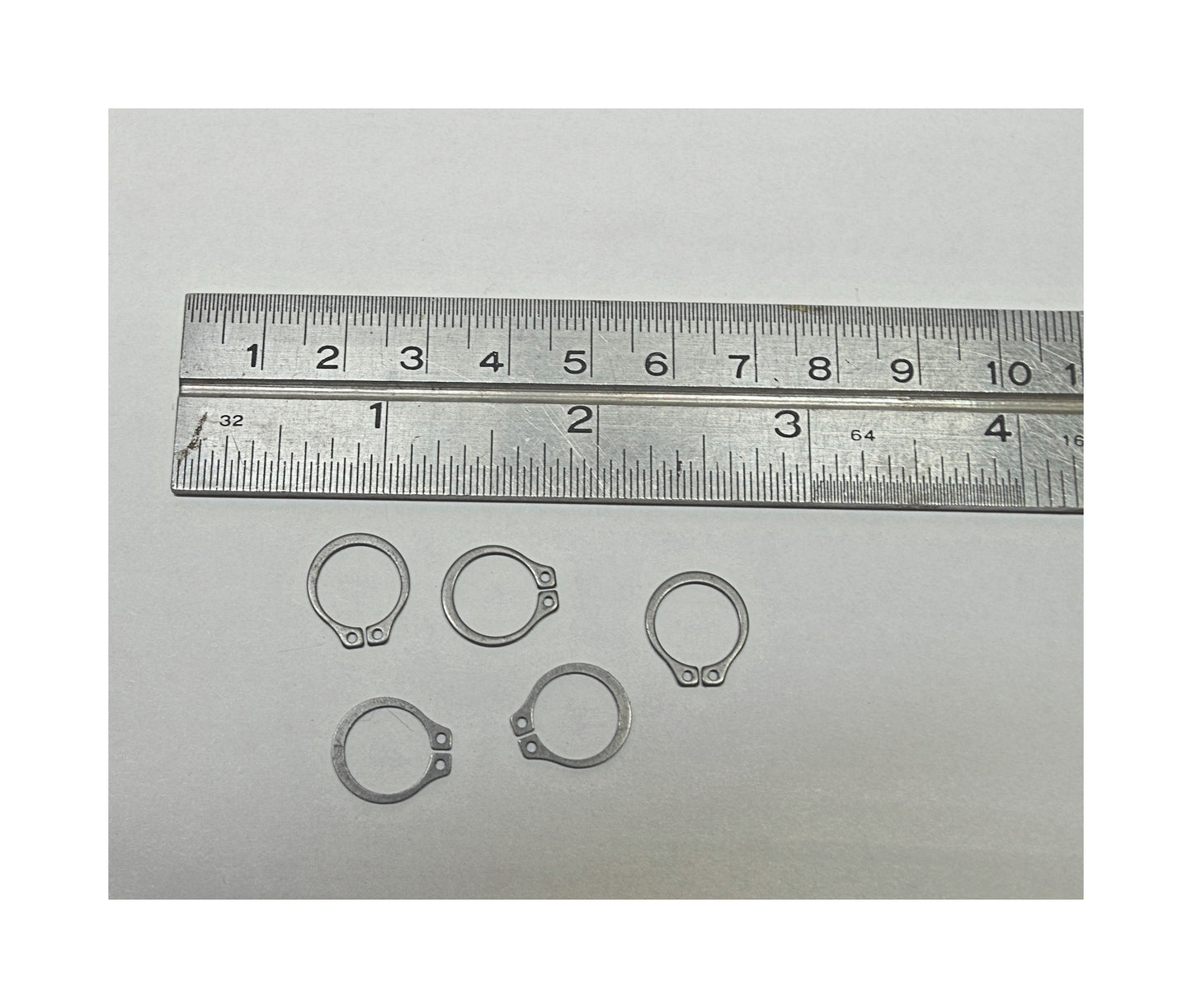 5 Shaft clips - parts for IBM Selectric typewriters