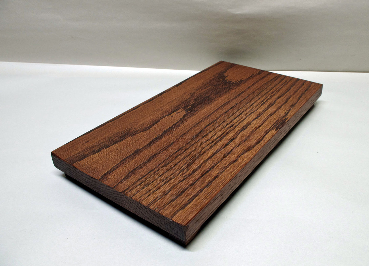 2148 - Low Profile Bonsai Stand 13.5L - 7.25W - 1.25H Dark Red Oak