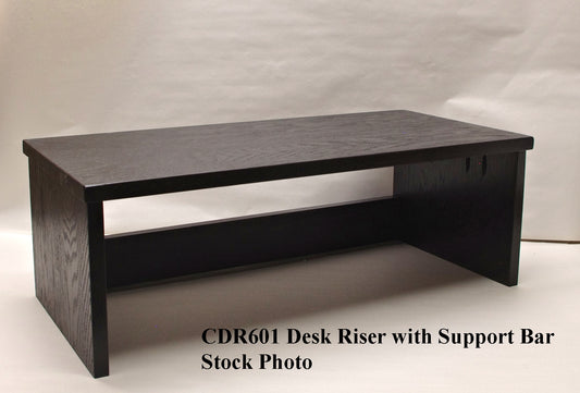 CDR601 Desk Riser with Support Bar - 18" Length
