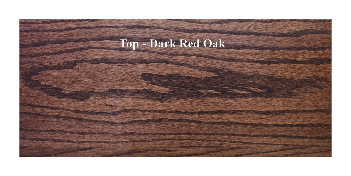 IN STOCK - Channel Speaker TV Riser 21L-9W-9H Dark Red Oak