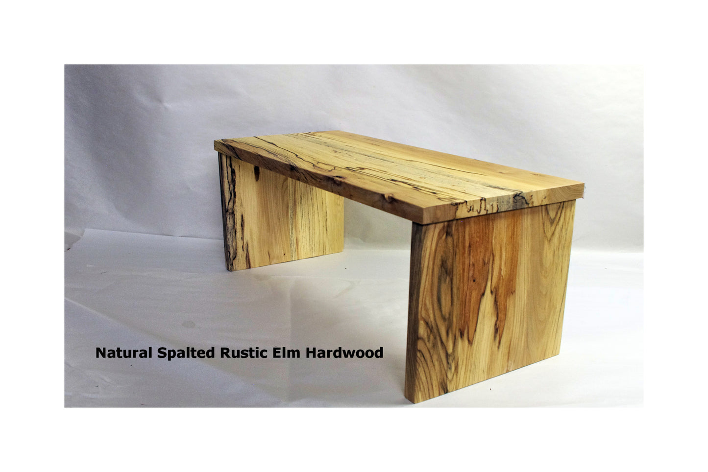 SOLD Center channel speaker riser 22L-9.75W-9H Rustic Elm