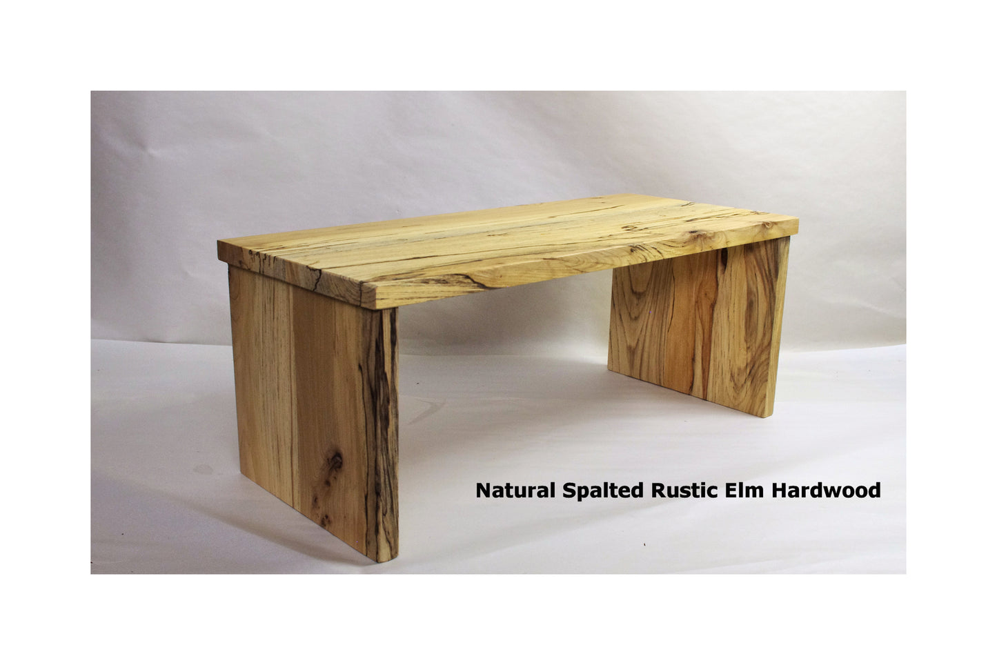 SOLD Center channel speaker riser 22L-9.75W-9H Rustic Elm