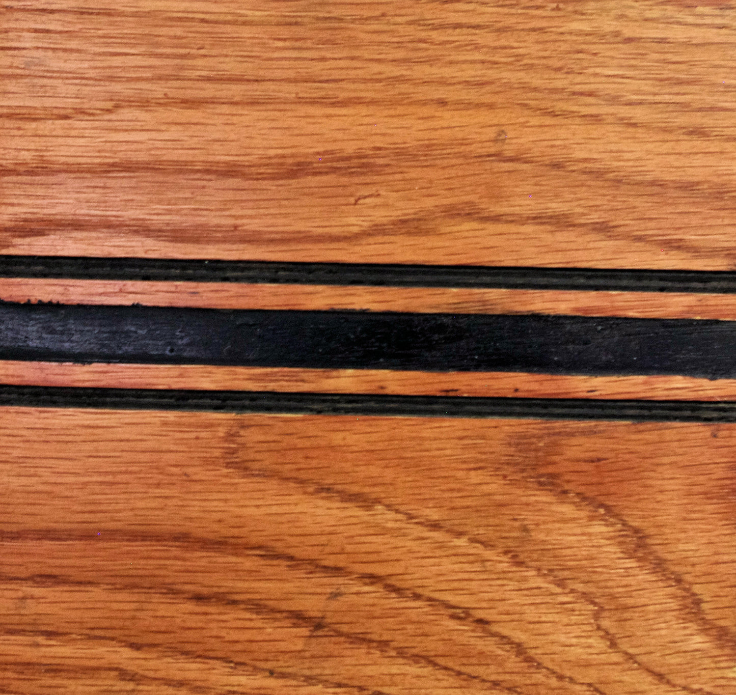 2182 - Collectible display stand Cherry stain w/ black racing stripe - 7 inches long, 6 1/4 inches wide, 1 1/8 inches tall