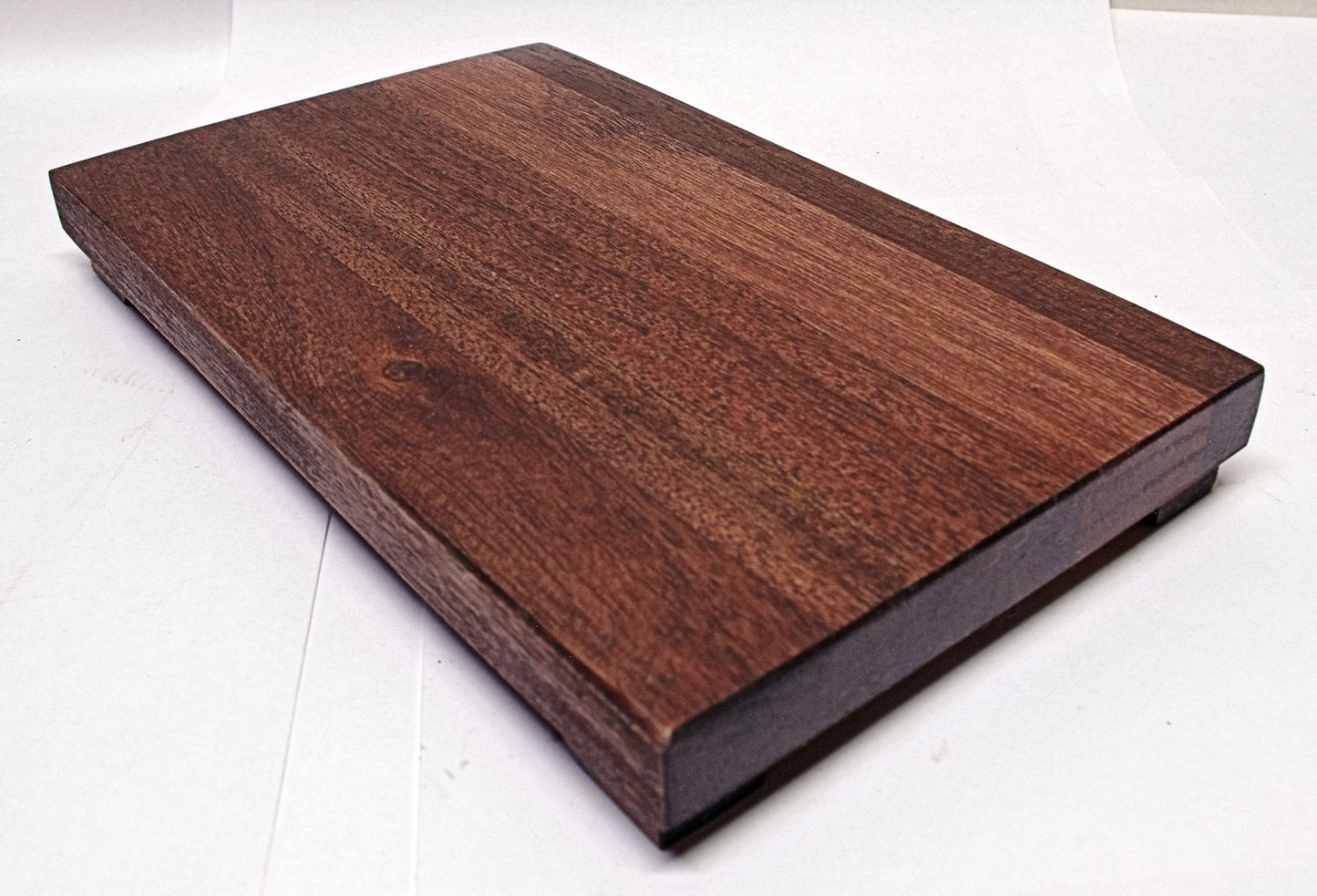 2163 - Bonsai Stand Table Low Profile Shohin Mame 9.125"L - 5.5"W -1"H African Mahogany