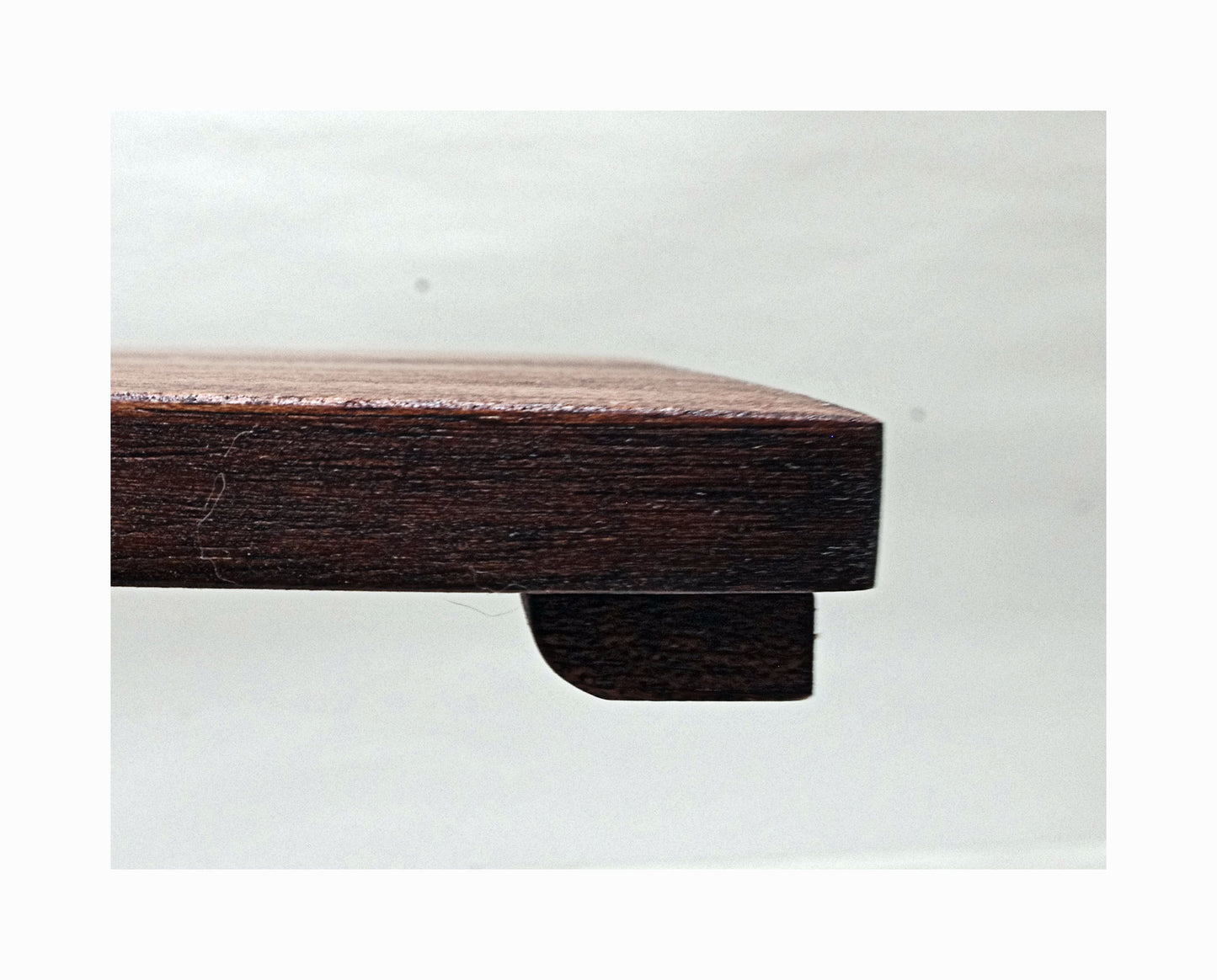 2181 - Bonsai Stand Table Low Profile Shohin Mame 8.625"L - 6"W -1"H African Mahogany