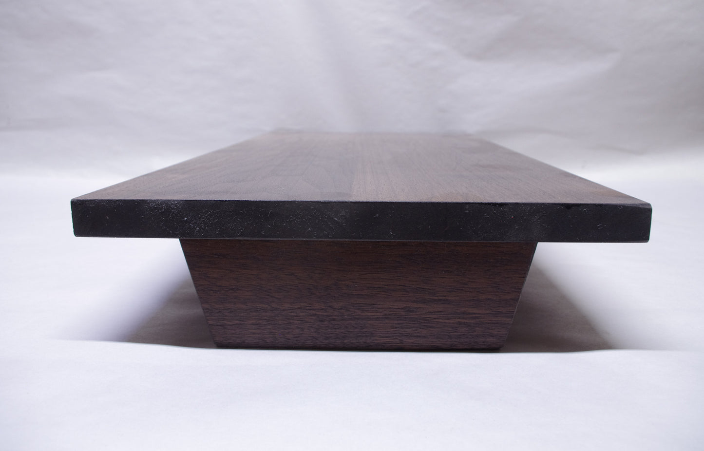 2146 - Bonsai Stand - 20.5" Length, 10.5" Width, 3" Height - Walnut Hardwood