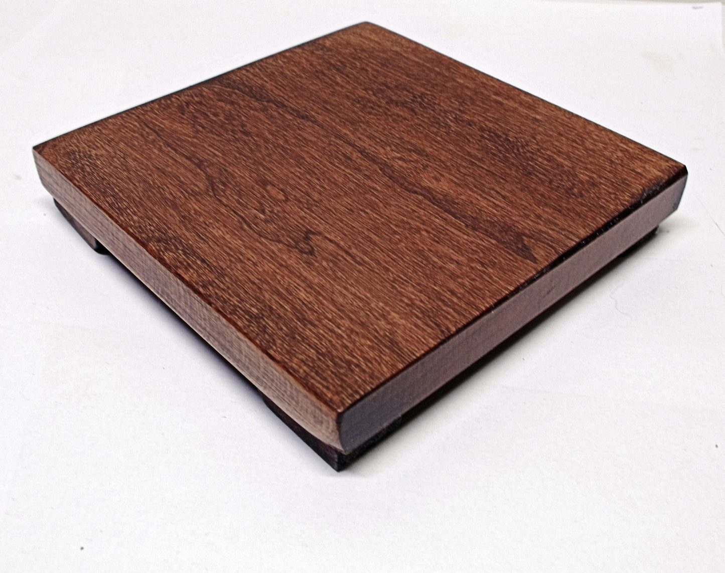 2160 - Bonsai Stand Table Low Profile Shohin Mame 5"L - 5"W -1H Mahogany