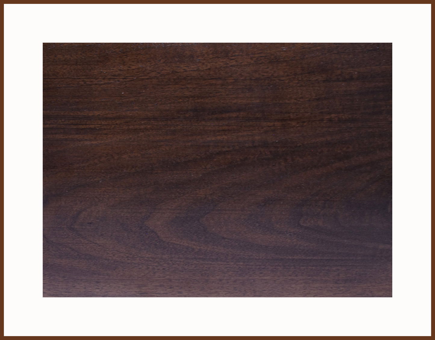 Curved Leg Bonsai Stand Walnut Hardwood with a Dark Walnut Finish 12.25"L-8.75"W-4H