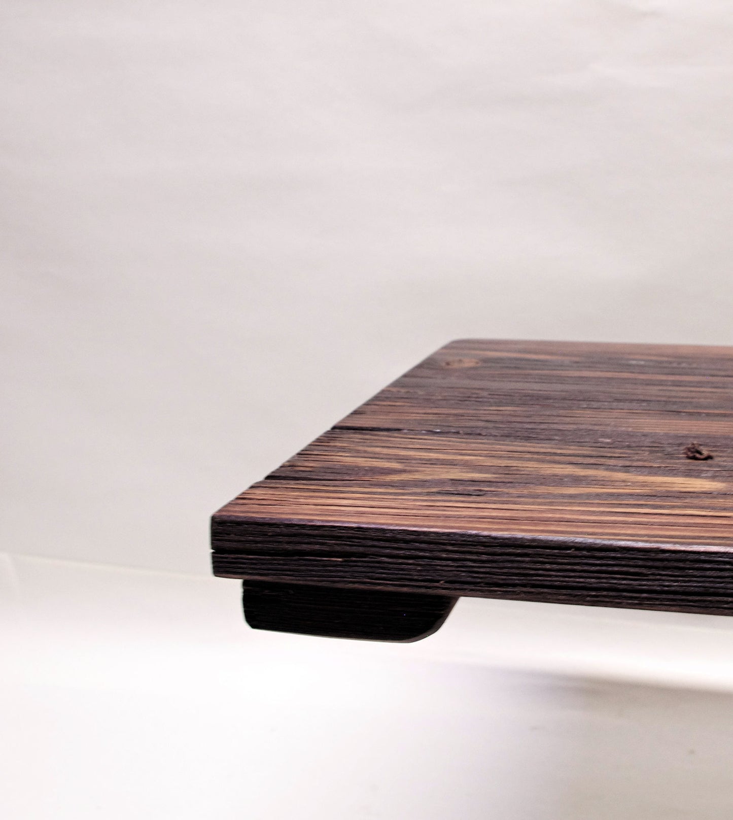 2166 - Bonsai Stand - Rustic - Low Profile 9.75L - 9.25"W - 1.25"H w/ Live Edge 2166