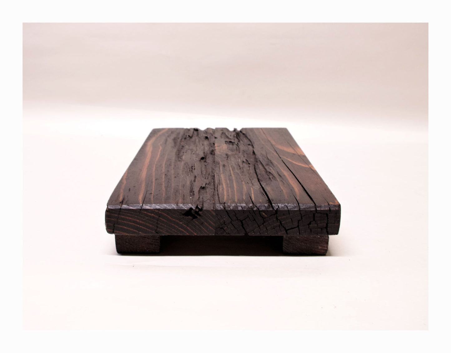 2170 - Bonsai Stand - Rustic - Low Profile 9.25"L - 6.25"W - 1.625"H w/ Live Edge