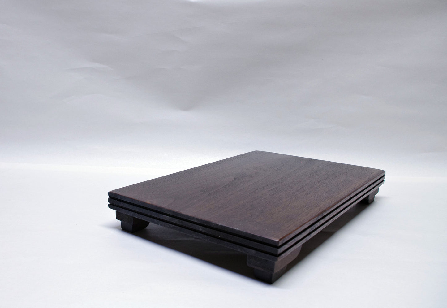Bonsai Stand Low Profile 13L - 8W - 1.75H Dark Walnut Hardwood