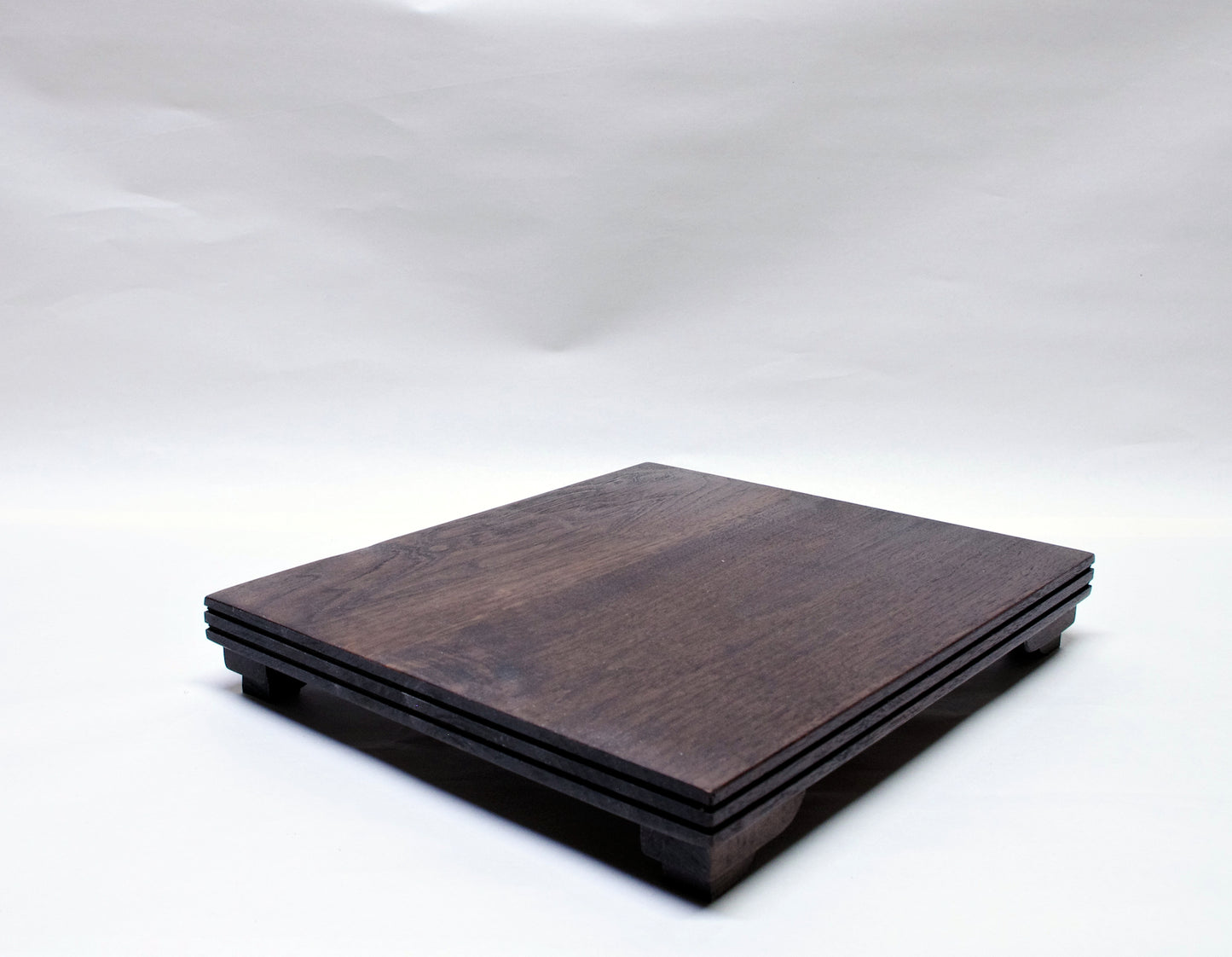 SOLD - Bonsai Stand Low Profile 11.625L - 10.25W - 1.75H Dark Walnut Hardwood