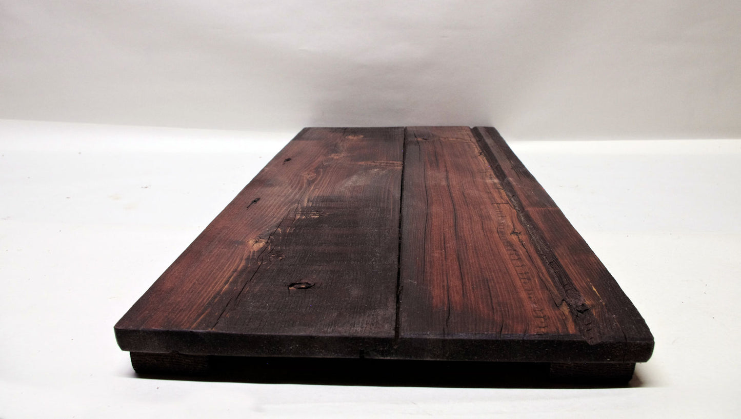 2169 - Bonsai Stand - Rustic - Low Profile 19"L - 9"W - 1.125H w/ Live Edge