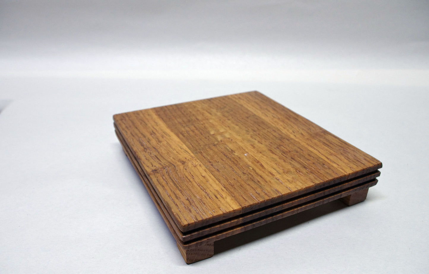 2139 - Bonsai Stand Shohin Natural White Oak - 5.5" x 5"