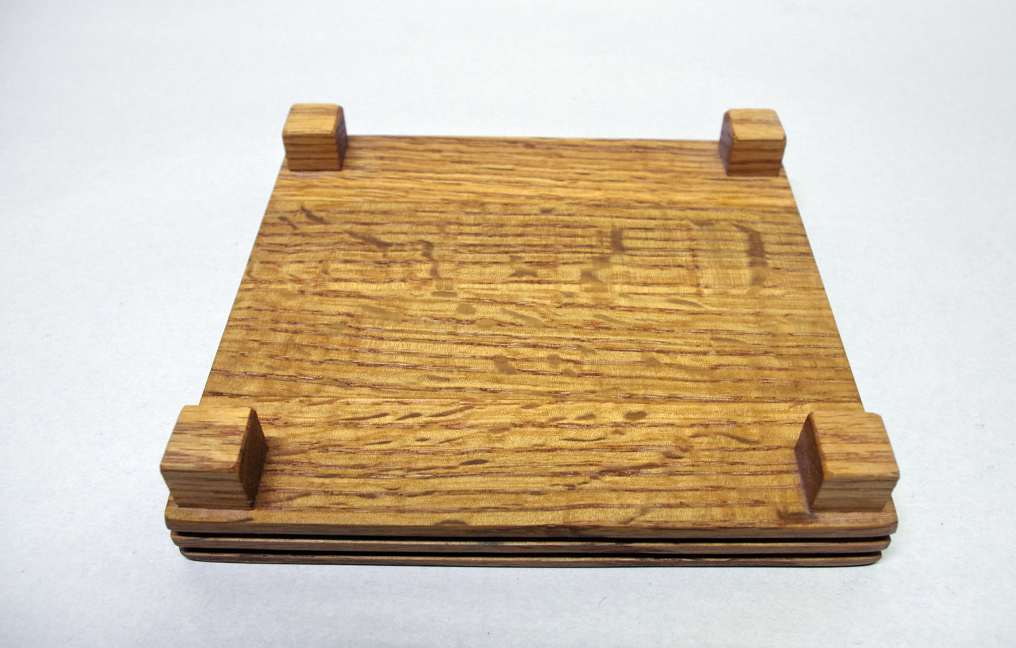 2139 - Bonsai Stand Shohin Natural White Oak - 5.5" x 5"