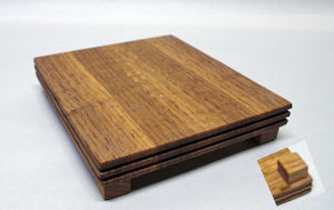2139 - Bonsai Stand Shohin Natural White Oak - 5.5" x 5"