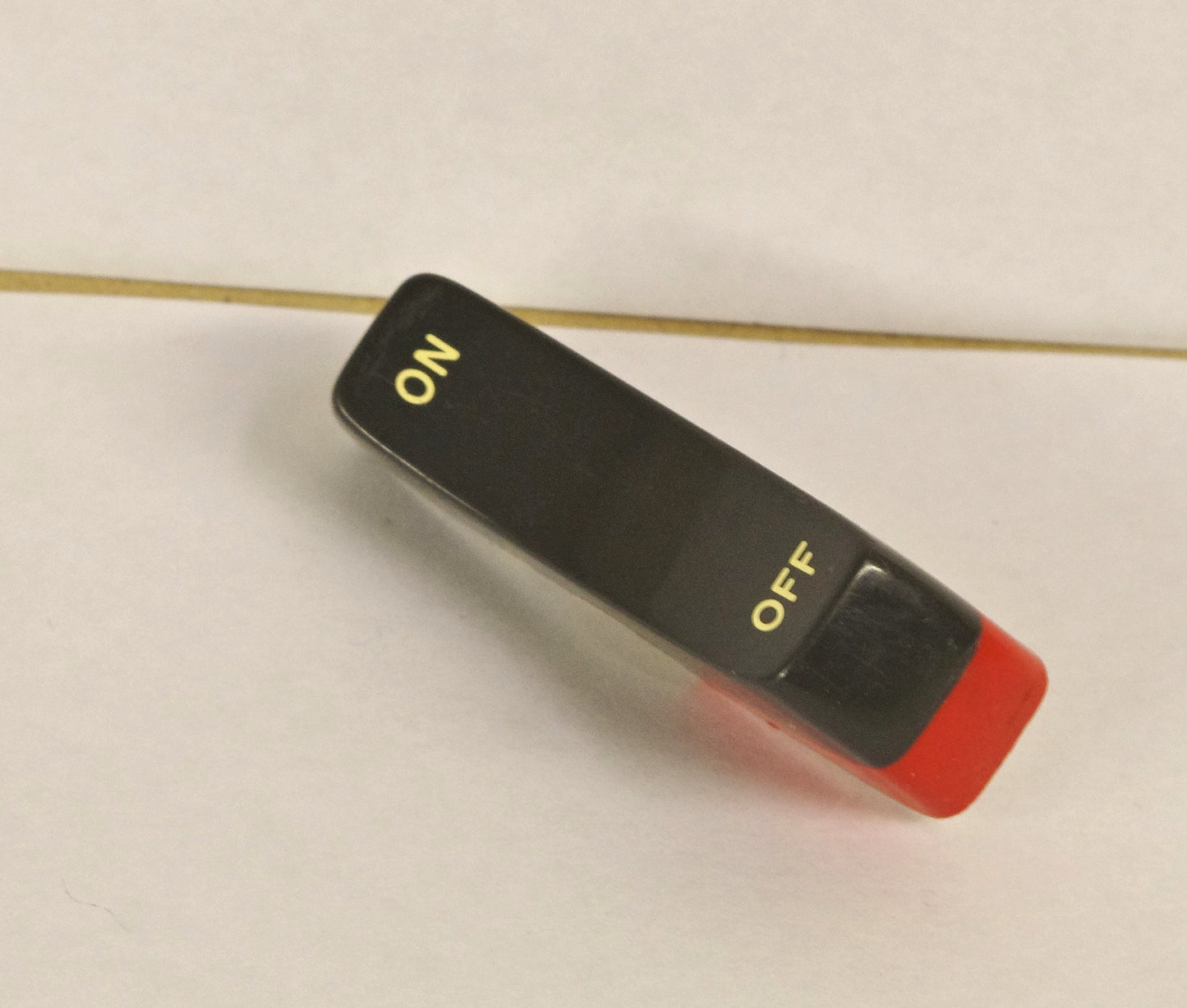 SOLD at Etsy 10-22-2022 - 1 each used on-off lever for a IBM Selectric typewriter I or II