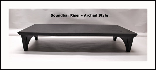 Soundbar Riser Arched Leg Made to Order - 43" Length