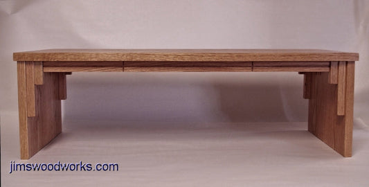 CDR201 Formal Desk Riser Made to Order - 19" Length