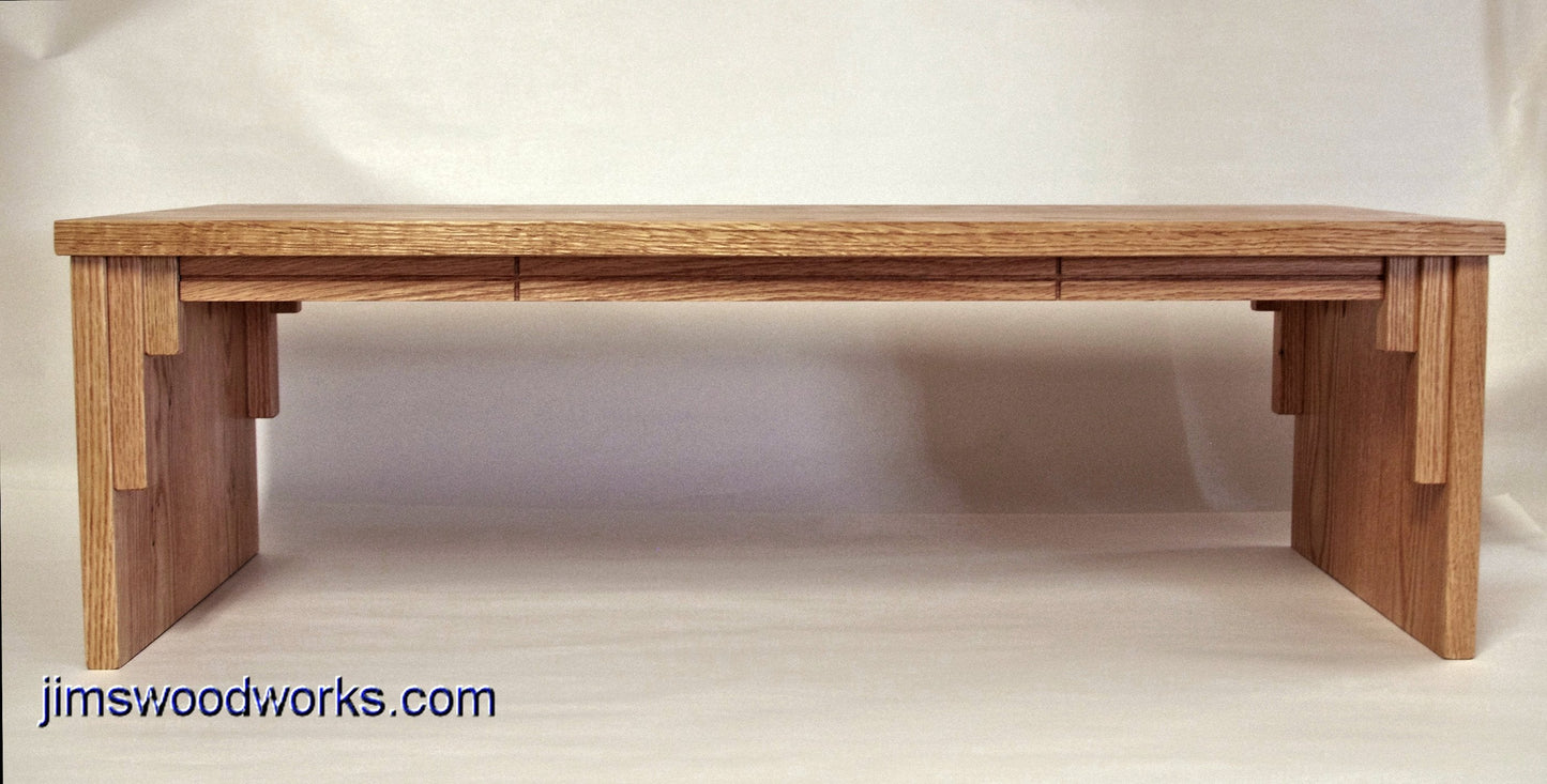 CDR201 Formal Desk Riser Made to Order - 25" Length