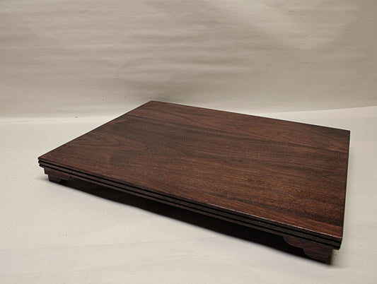 2193 Bonsai Stand Low Profile 18L - 14.375W - 2H Red Walnut Hardwood