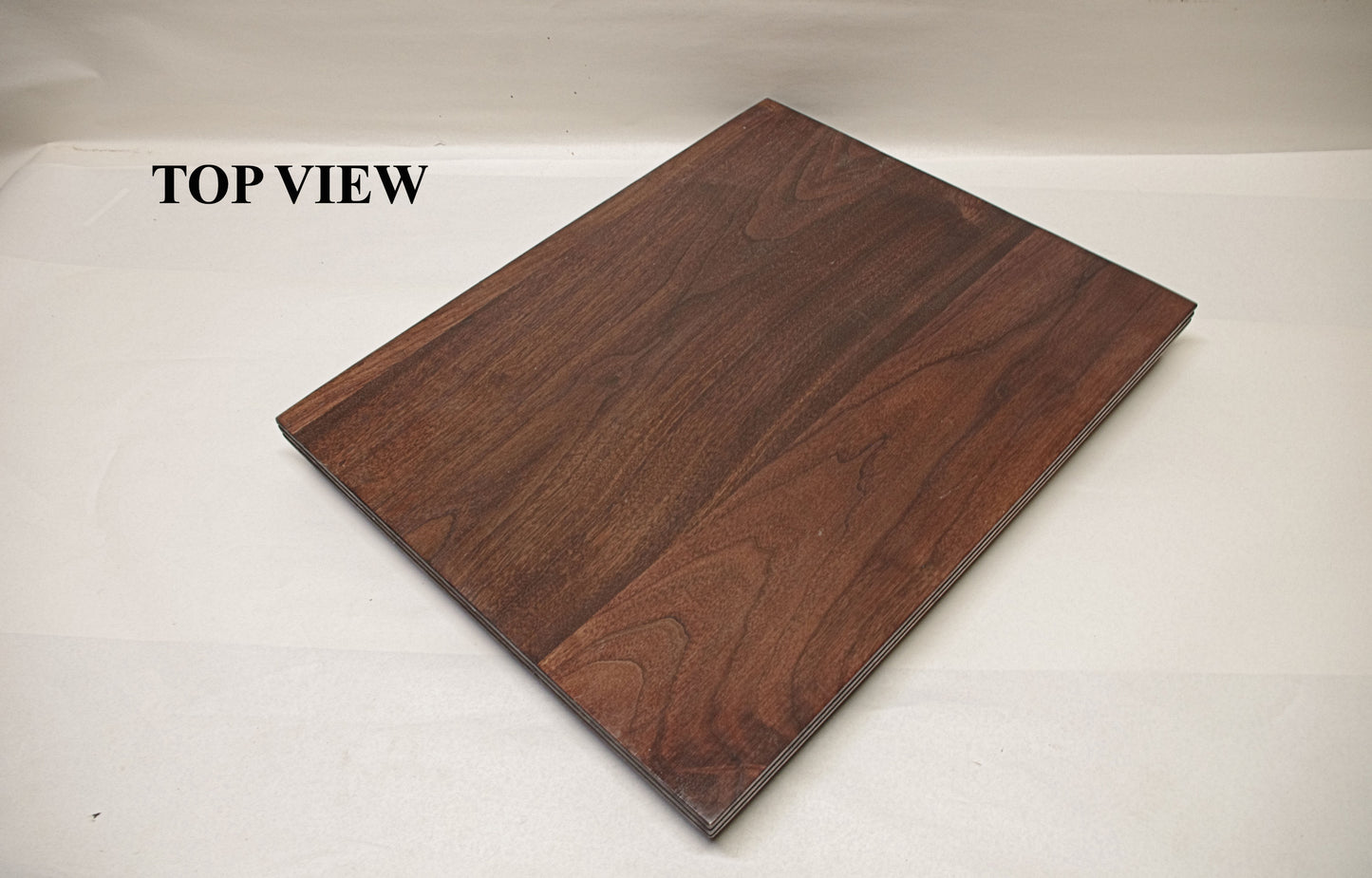 2193 Bonsai Stand Low Profile 18L - 14.375W - 2H Red Walnut Hardwood