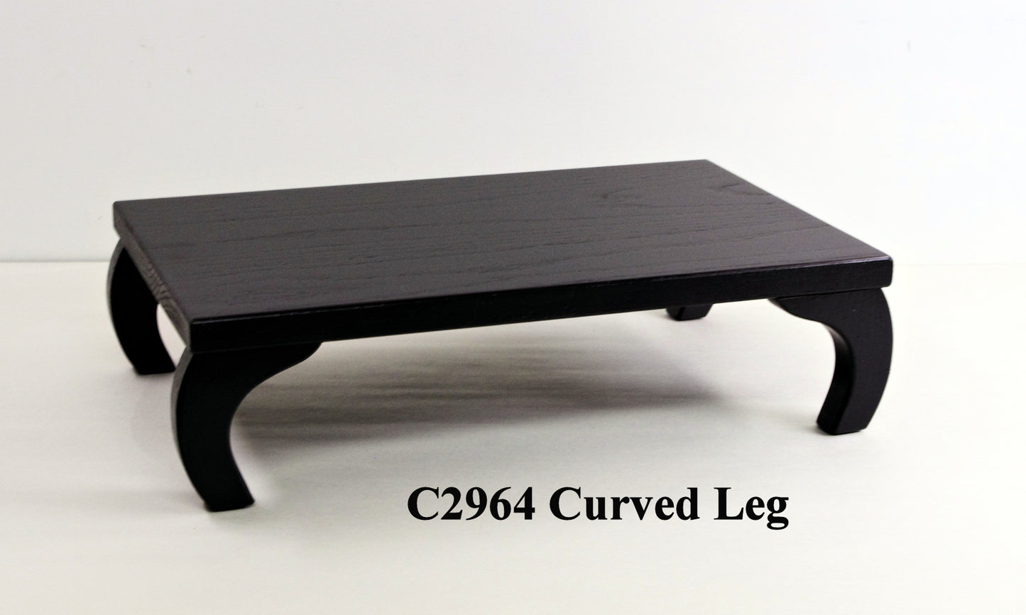 Bonsai Stand Curved Leg C2964 Made to Order 13" Length