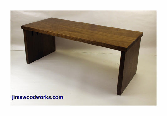 Special Order CDR101 TV Riser - Made to Order 24" Length with a Dark Walnut Hardwood Option
