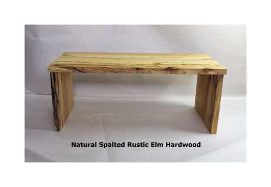SOLD Center channel speaker riser 22L-9.75W-9H Rustic Elm