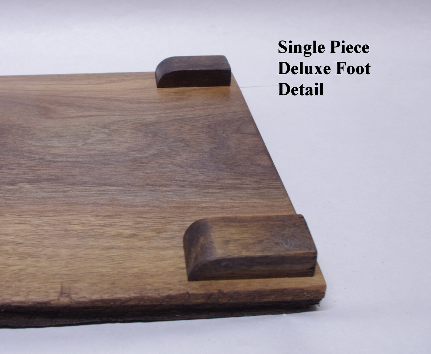 IN STOCK - Low Profile Bonsai Stand  19"L - 8 3/4-9 1/4"W - 1 5/8"H  Dark Walnut Hardwood w/ Live Edge