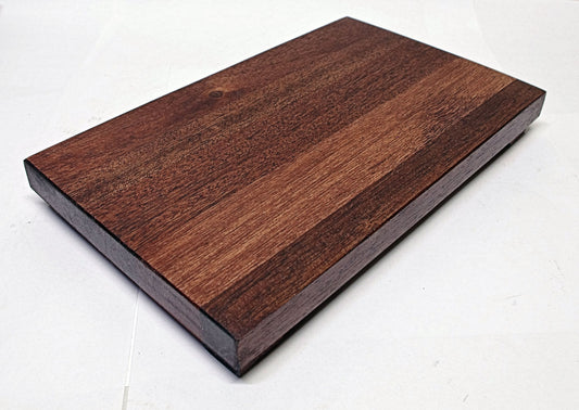2163 - Bonsai Stand Table Low Profile Shohin Mame 9.125"L - 5.5"W -1"H African Mahogany