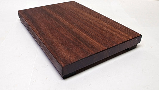 2164 - Bonsai Stand Table Low Profile Shohin Mame 10.75"L - 8"W -1"H African Mahogany