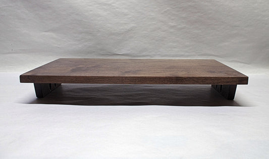 2146 - Bonsai Stand - 20.5" Length, 10.5" Width, 3" Height - Walnut Hardwood