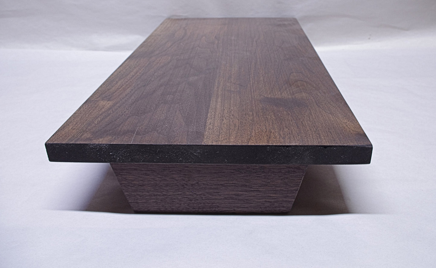 2146 - Bonsai Stand - 20.5" Length, 10.5" Width, 3" Height - Walnut Hardwood