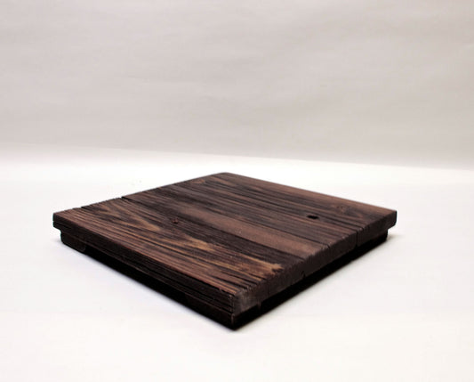 2166 - Bonsai Stand - Rustic - Low Profile 9.75L - 9.25"W - 1.25"H w/ Live Edge 2166