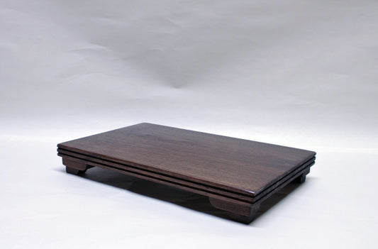 SOLD - Bonsai Stand Low Profile  13L - 8W - 1.75H  Dark Walnut Hardwood
