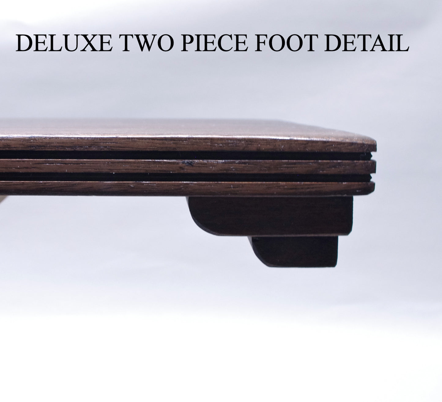 Bonsai Stand Low Profile  13L - 8W - 1.75H  Dark Walnut Hardwood