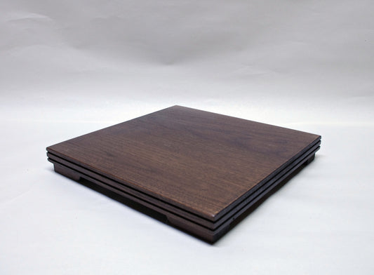 2144 - Bonsai Stand Low Profile 10L - 10W - 1.25H  Dark Walnut Hardwood
