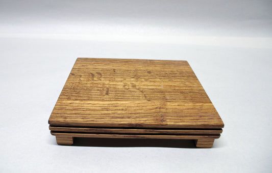 2139 - Bonsai Stand Shohin Natural White Oak - 5.5" x 5"