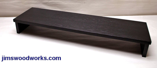 Special Order - Black TV Soundbar Riser - 48" Length, 8" Width, 9" Height