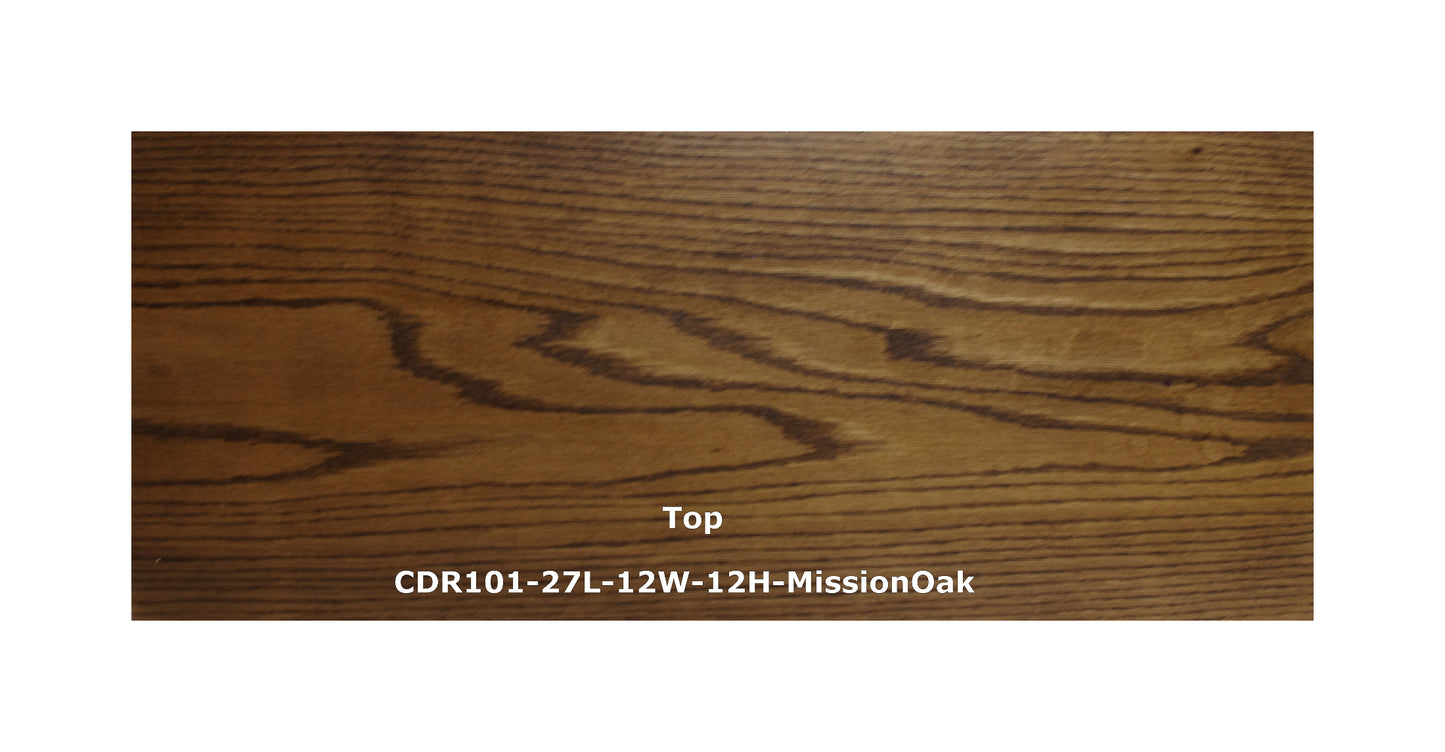 SOLD 09-30-2023  - Channel Speaker Riser TV Stand Riser  27"L-12"W-12"H Mission Oak