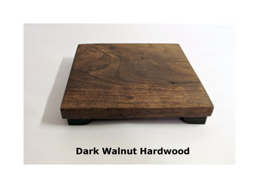 SOLD - Low Profile Bonsai Stand  7L - 6.5W - 1.125H  Dark Walnut Hardwood